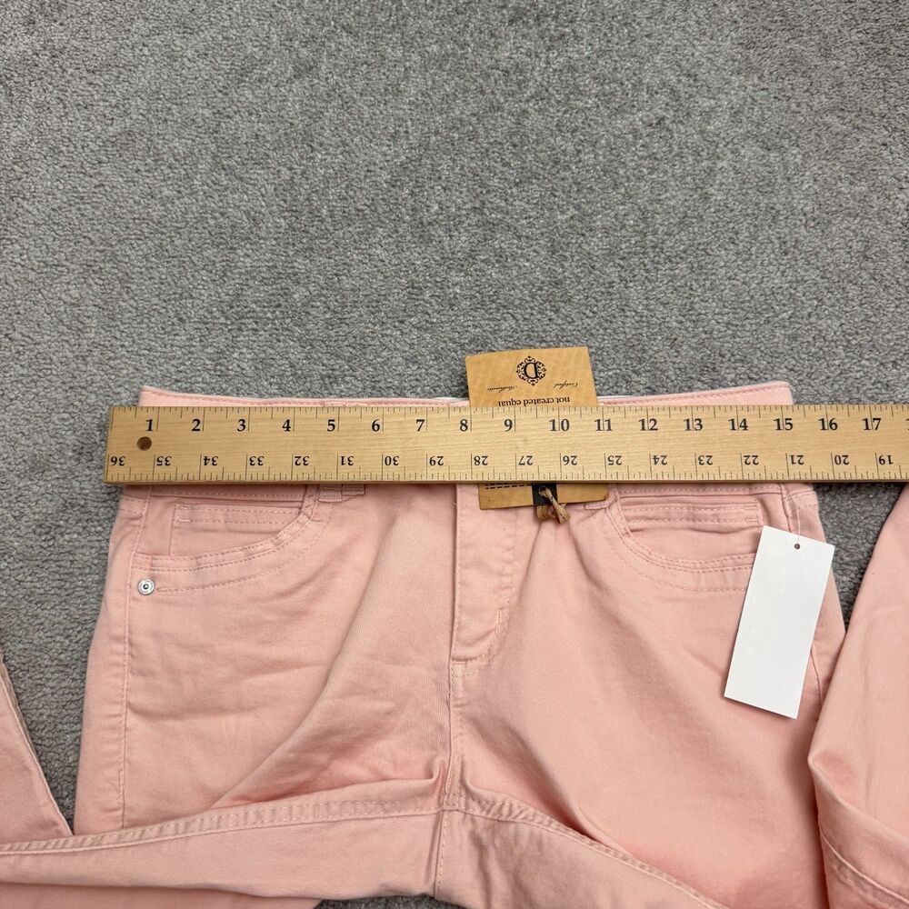 Democracy Ab Technology Freedom Ankle Denim Jeans Womens 8 Pink Stretch NWT - Picture 12 of 16